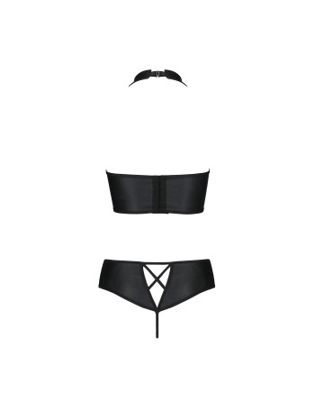 CONJUNTO DE 2 PIEZAS NANCY BIKINI NEGRO TALLA QUEEN PASSION