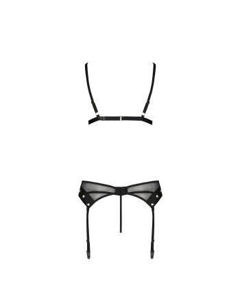 CONJUNTO DE 3 PIEZAS NESSY NEGRO PASSION