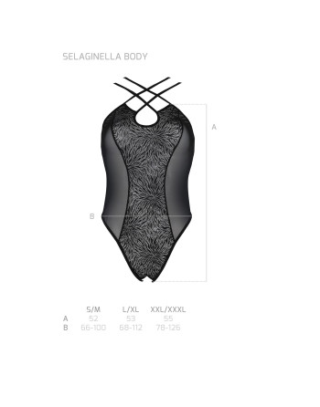 BODY SELAGINELLA NEGRO ECO COLLECTION PASSION