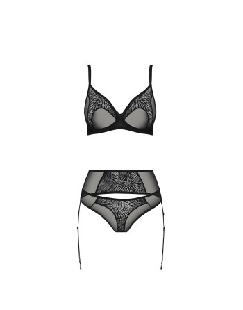 CONJUNTO DE 3 PIEZAS SELAGINELLA NEGRO ECO COLLECTION PASSION 