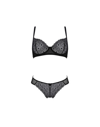 CONJUNTO DE 2 PEÇAS ZINNIA BIKINI PRETO ECO PASSION