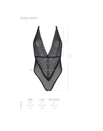 BODY ZINNIA PRETO ECO PASSION