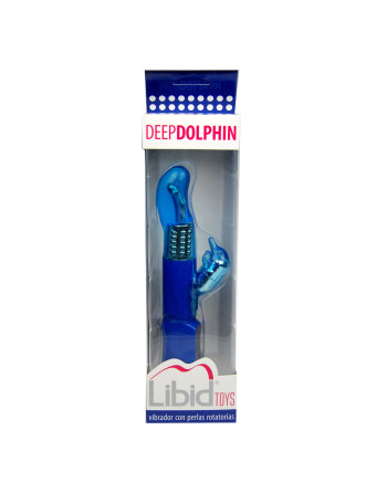 VIBRADOR DEEP DOLPHIN AZUL LIBID TOYS