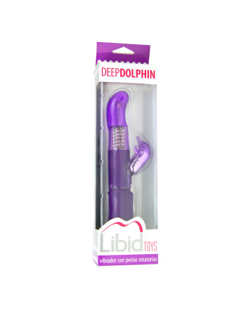 VIBRADOR DEEP DOLPHIN MORADO LIBID TOYS