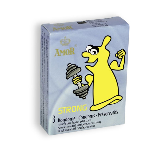 PRESERVATIVOS STRONG 3 UNIDADES