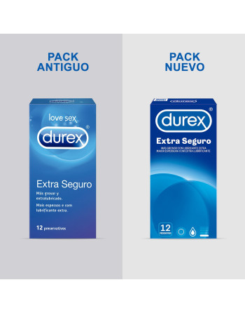 CAJA DE 12 PRESERVATIVOS EXTRA SEGUROS DUREX