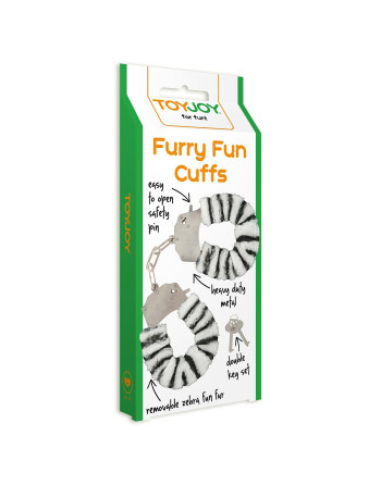 ESPOSAS DE FELPA FURRY FUN CEBRA TOYJOY