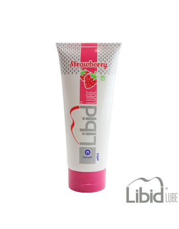 LUBRICANTE A BASE DE AGUA CON AROMA DE FRESA LIBID LUBE 200ML
