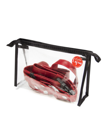 ARNÉS ARTESANAL DE CUERO ROJO 3 CM/ L LULÚ LAFEM