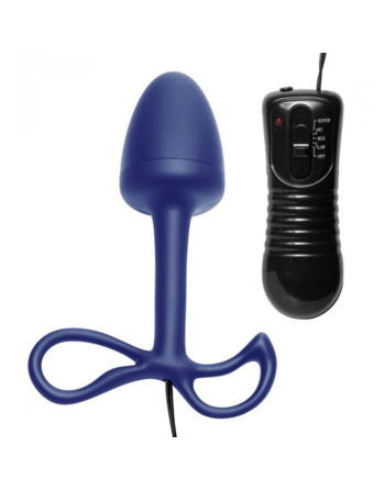 PLUG ANAL CON VIBRACIÓN Y MANDO ASTRAL QUATTRO 4 SPEED MASTER SERIES 