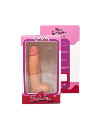 DILDO REALISTICO REALISTIX MOD.3 22 CM CANDY LUST 