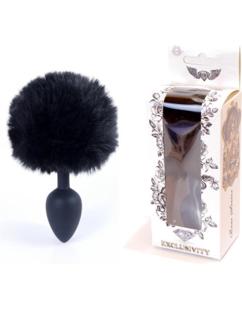 PLUG ANAL CON COLA DE CONEJO EXCLUSIVITY NEGRO BOSS SERIES