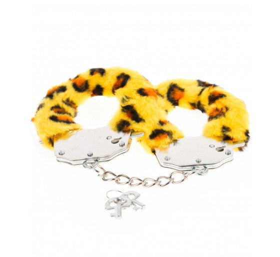 ESPOSAS CON FELPA DE LEOPARDO ARGUS FETISH ARGUS TOYS