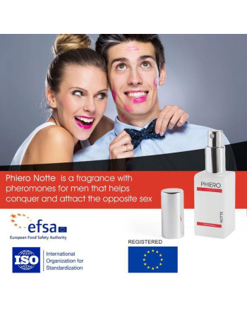 PERFUME COM FEROMONAS PARA HOMEM PHIERO NOTTE 500COSMETICS 30 ML