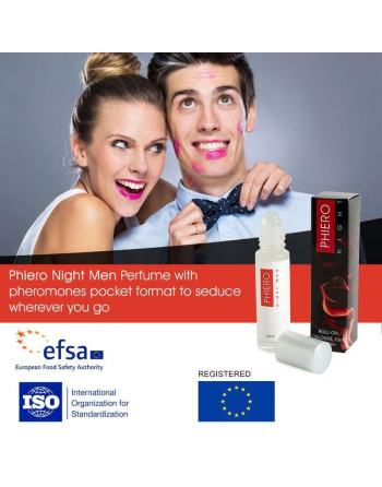 PERFUME CON FEROMONAS PARA HOMBRE PHIERO NIGHT MAN 10 ML