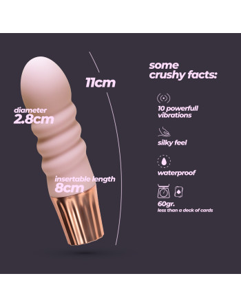 MINI VIBRADOR MELLOW BUBBLES ROSA CRUSHIOUS