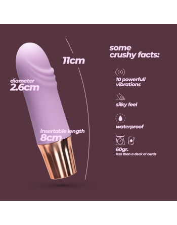 MINI VIBRADOR MELLOW WAVES LAVANDA CRUSHIOUS