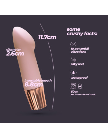 MINI VIBRADOR MELLOW ANGLER ROSA CRUSHIOUS