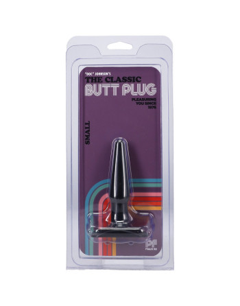 PLUG ANAL DOC JOHNSON CLASSIC BUTT PLUG NEGRO SMALL