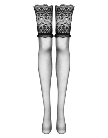 MEDIAS DE LIGAS OBSIDIAN NEGRAS BEAUTY NIGHT FASHION