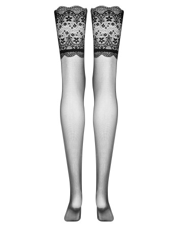 MEDIAS DE LIGAS OBSIDIAN NEGRAS BEAUTY NIGHT FASHION