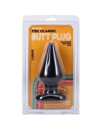 PLUG ANAL DOC JOHNSON CLASSIC BUTT PLUG PRETO LARGE