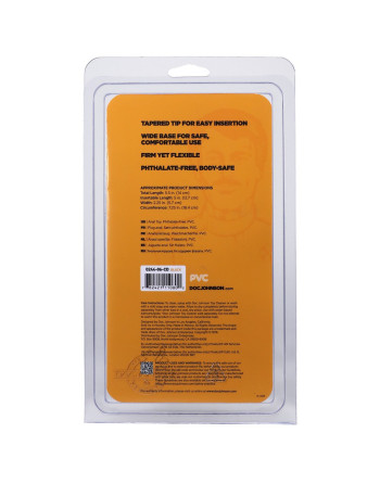 PLUG ANAL DOC JOHNSON CLASSIC BUTT PLUG PRETO LARGE