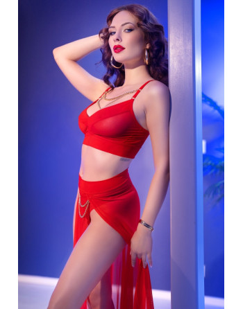 CONJUNTO CR-4850 VERMELHO CHILIROSE