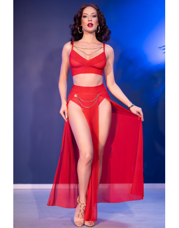 CONJUNTO CR-4850 ROJO CHILIROSE