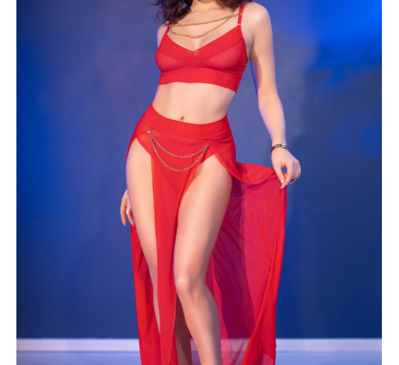 CONJUNTO CR-4850 ROJO CHILIROSE