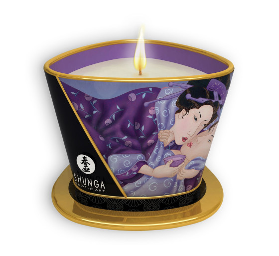 VELA DE MASSAGEM SHUNGA LIBIDO FRUTOS EXÓTICOS 170ML