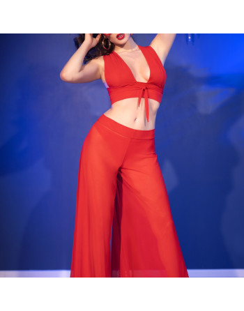 CONJUNTO DE 3 PIEZAS CR-4857 ROJO CHILIROSE