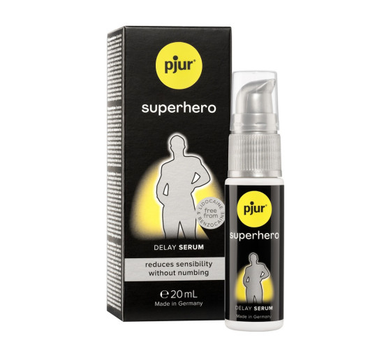 SERÚM RETARDANTE SUPERHERO 0.7 FL OZ / 20 ML PJUR