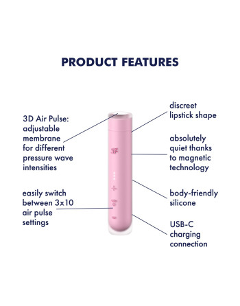 ESTIMULADOR FIRST KISS SATISFYER