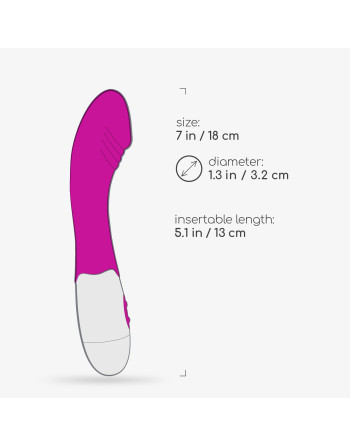VIBRADOR GROWLIE COM LUBRICANTE DE BASE AGUA INCLUIDO CRUSHIOUS