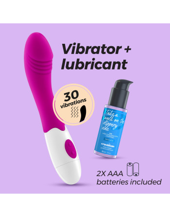VIBRADOR GROWLIE COM LUBRICANTE DE BASE AGUA INCLUIDO CRUSHIOUS