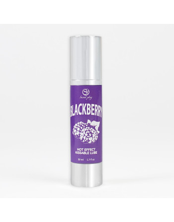 LUBRICANTE DE EFECTO CALOR CON SABOR A MORA 50 ML SECRET PLAY