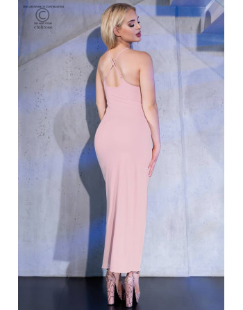 VESTIDO Y TANGA CR-4379 NUDE