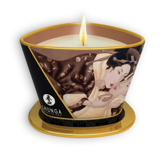 VELA DE MASAJE SHUNGA EXCITATION CHOCOLATE 170ML