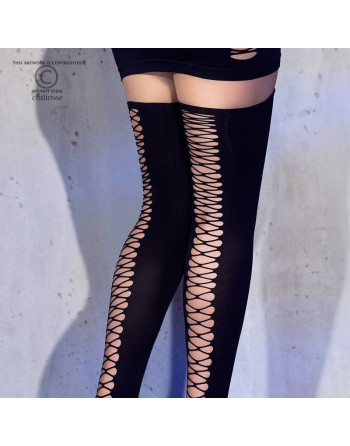 MEDIAS DE LIGAS CR-4398 NEGRAS