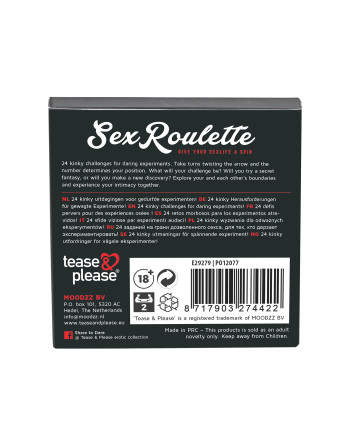 JUEGO SEX ROULETTE KINKY NL-DE-EN-FR-ES-IT-PL-RU-SE-NO