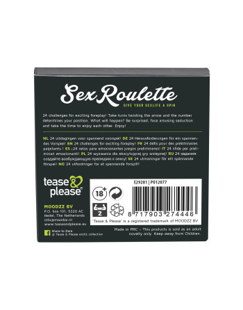 JUEGO SEX ROULETTE FOREPLAY NL-DE-EN-FR-ES-IT-PL-RU-SE-NO