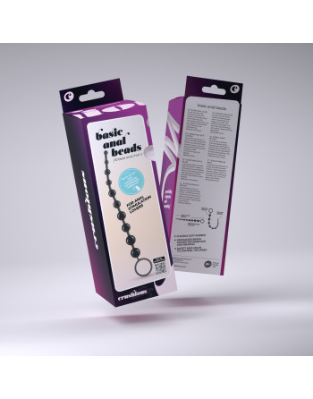 CADENA ANAL DE 10 BILLES CRUSHIOUS NEGRA