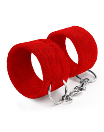 ALGEMAS DE VELCRO TOUGH LOVE COM CORRENTE DE 40CM EXTRA CRUSHIOUS VERMELHAS ALGEMAS DE VELCRO TOUGH LOVE COM CORRENTE DE 40CM EXTRA CRUSHIOUS VERMELHAS