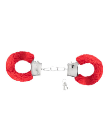 ALGEMAS DE PELUCHE LOVE CUFFS CRUSHIOUS VERMELHAS