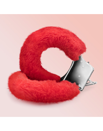 ESPOSAS DE FELPA LOVE CUFFS CRUSHIOUS ROJAS