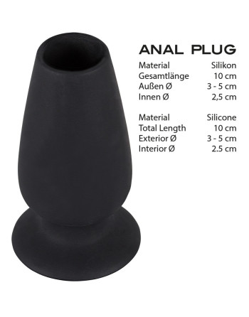 PLUG ANAL EM SILICONE LUST TUNNEL