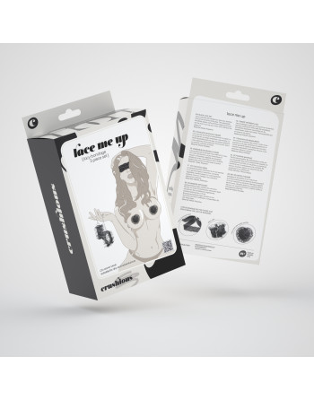 CONJUNTO DE ENCAJE NEGRO LACE ME UP CRUSHIOUS