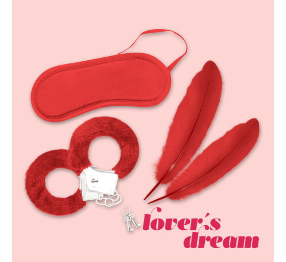 KIT BONDAGE LOVER'S DREAM CRUSHIOUS VERMELHO