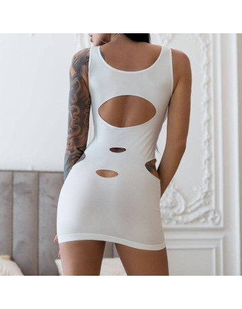 MINIVESTIDO CR-4432 BLANCO